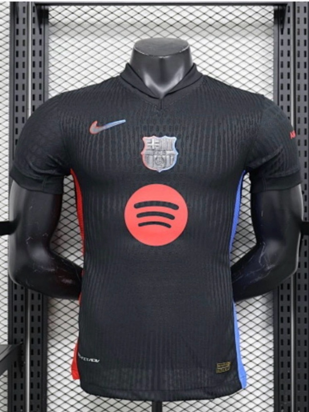 Nike Black Barcelona Soccer Jersey SZ M/L